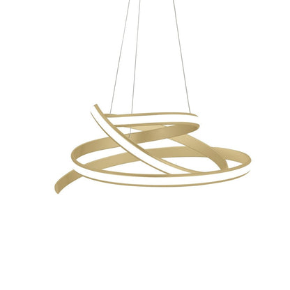 Gold Metal LED Dimmable Smart Enabled Chandelier HomeRoots