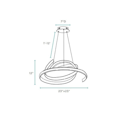 Silver Metal LED Dimmable Smart Enabled Chandelier HomeRoots