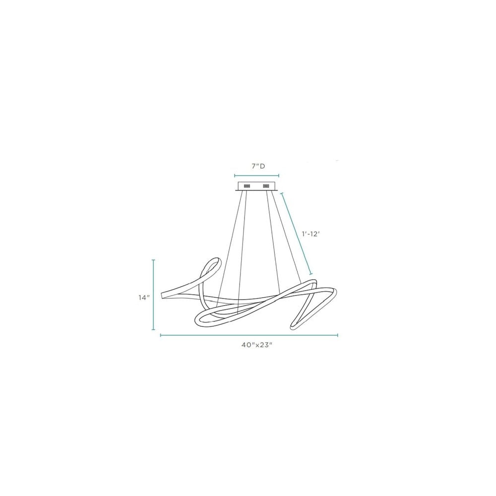Silver Metal LED Dimmable Chandelier HomeRoots