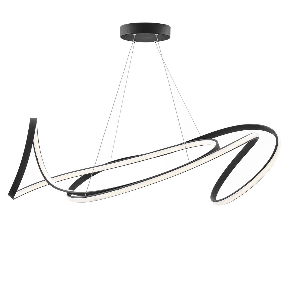 Black Metal LED Dimmable Chandelier HomeRoots