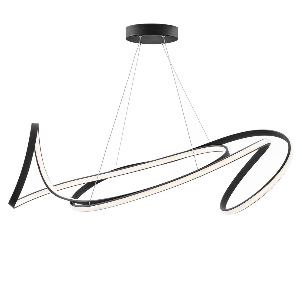 Black Metal LED Dimmable Smart Enabled Chandelier HomeRoots