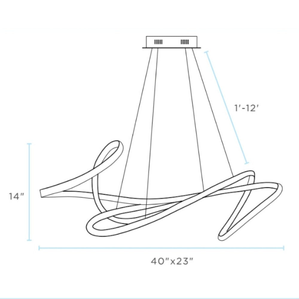 Gold Metal LED Dimmable Chandelier HomeRoots