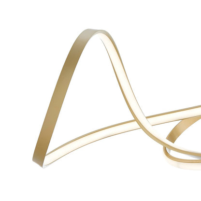 Gold Metal LED Dimmable Smart Enabled Chandelier HomeRoots