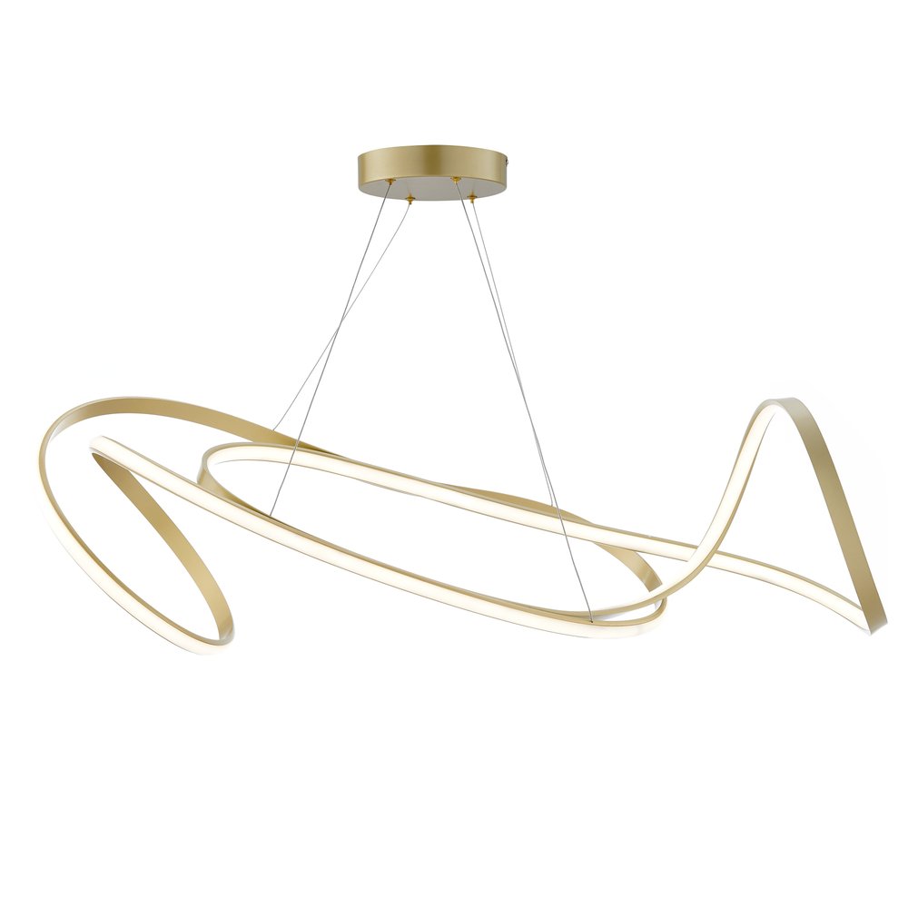 Gold Metal LED Dimmable Smart Enabled Chandelier HomeRoots