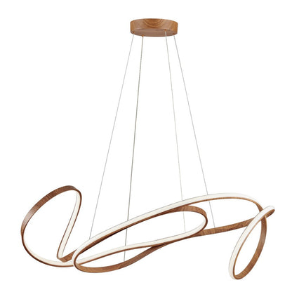 Brown Metal LED Dimmable Chandelier HomeRoots