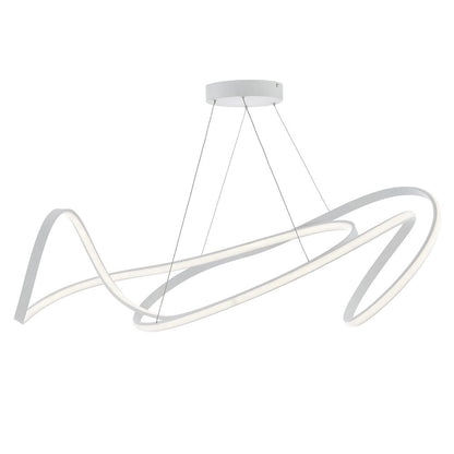 White Metal LED Dimmable Smart Enabled Chandelier HomeRoots