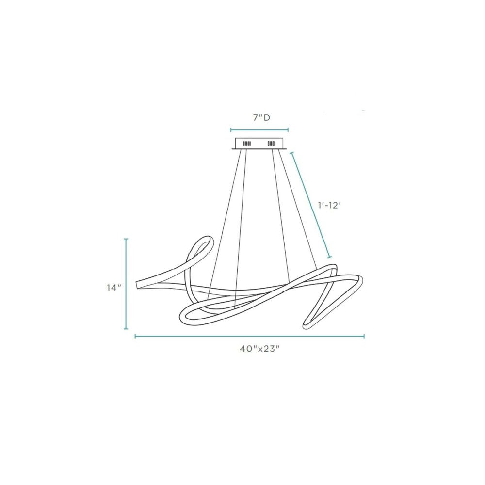 White Metal LED Dimmable Smart Enabled Chandelier HomeRoots