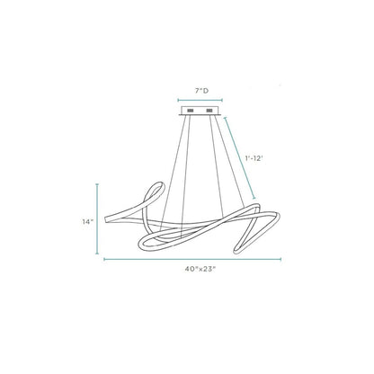 White Metal LED Dimmable Smart Enabled Chandelier HomeRoots
