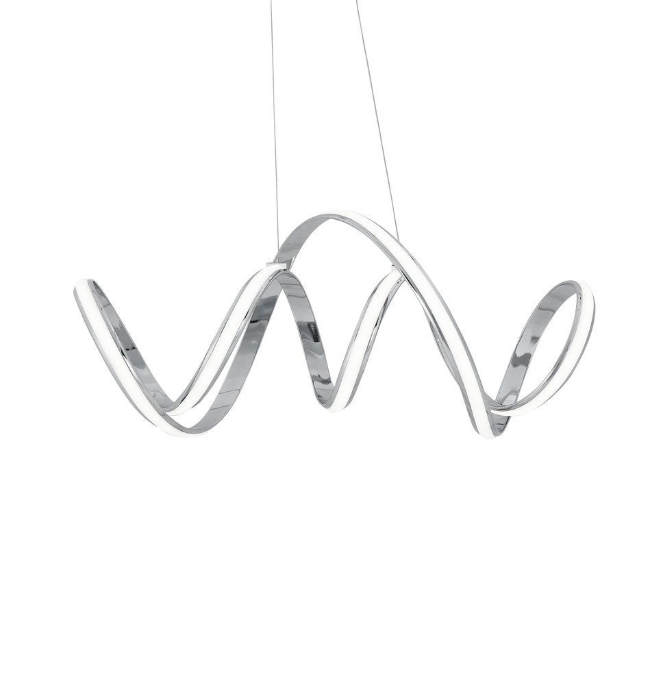 Silver Metal LED Dimmable Chandelier HomeRoots