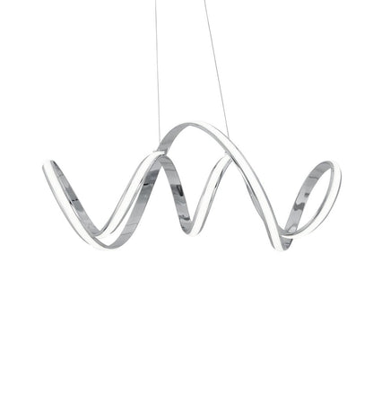 Silver Metal LED Dimmable Chandelier HomeRoots