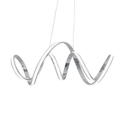 Silver Metal LED Dimmable Smart Enabled Chandelier HomeRoots