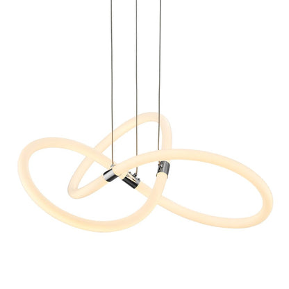 Silver Metal LED Dimmable Chandelier HomeRoots