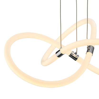 Silver Metal LED Dimmable Chandelier HomeRoots