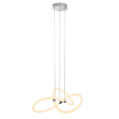 Silver Metal LED Dimmable Chandelier HomeRoots