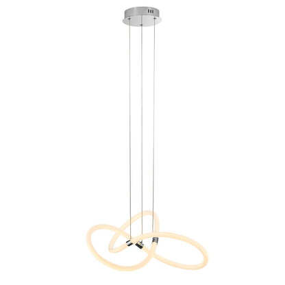 Silver Metal LED Dimmable Smart Enabled Chandelier HomeRoots