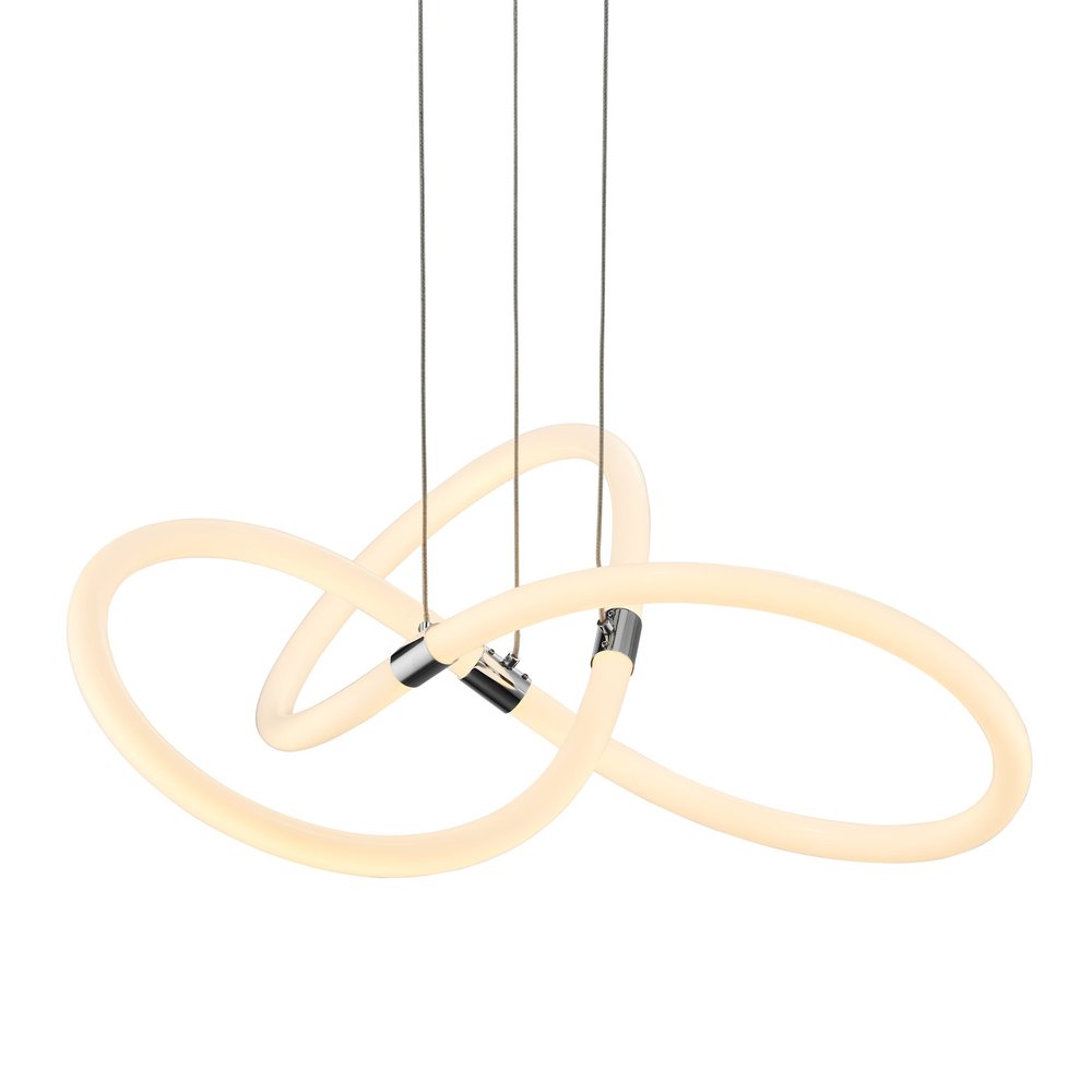 Silver Metal LED Dimmable Smart Enabled Chandelier HomeRoots