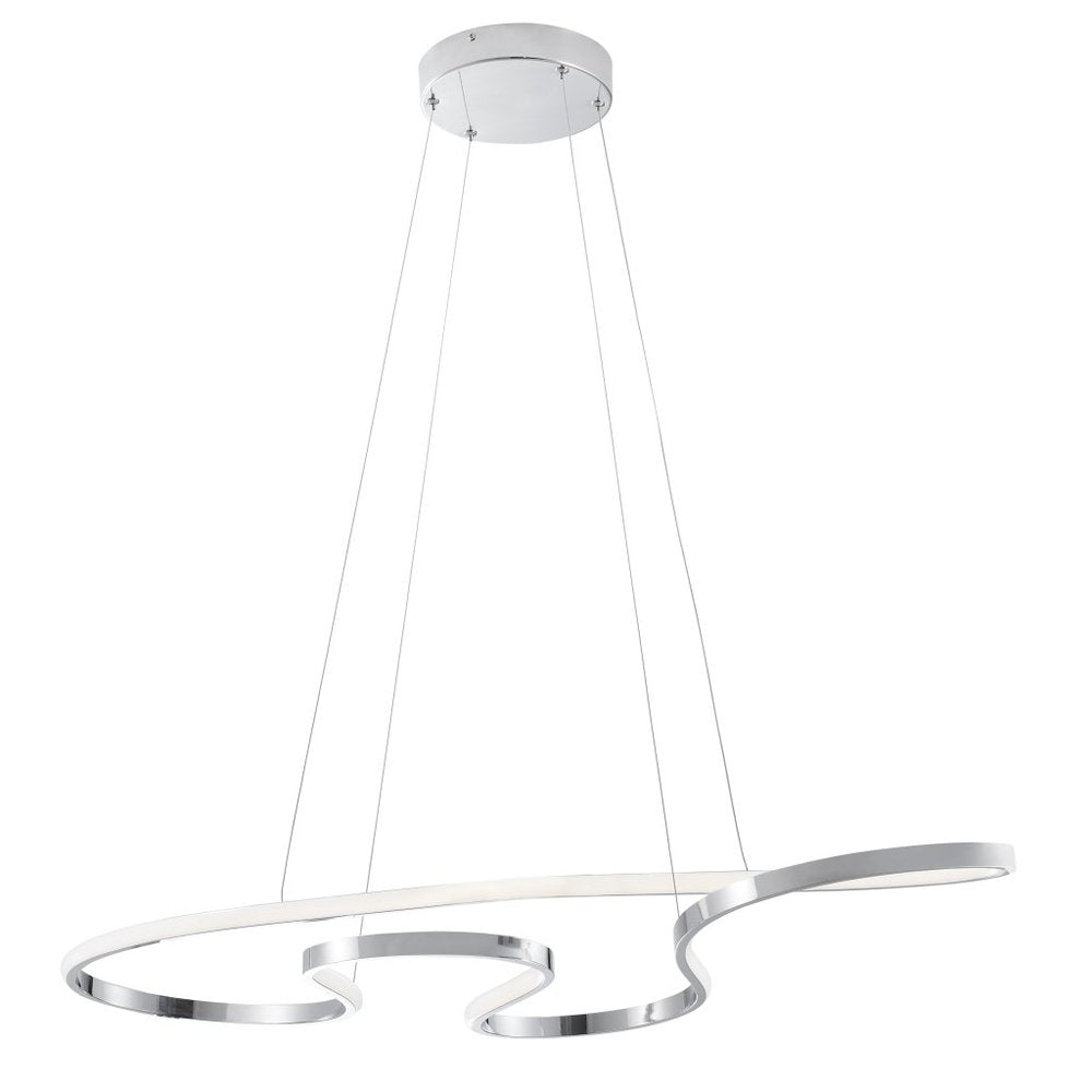 Silver Metal LED Dimmable Chandelier HomeRoots
