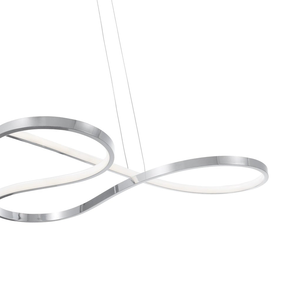 Silver Metal LED Dimmable Chandelier HomeRoots