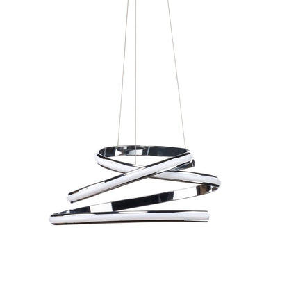 Silver Metal LED Dimmable Chandelier HomeRoots
