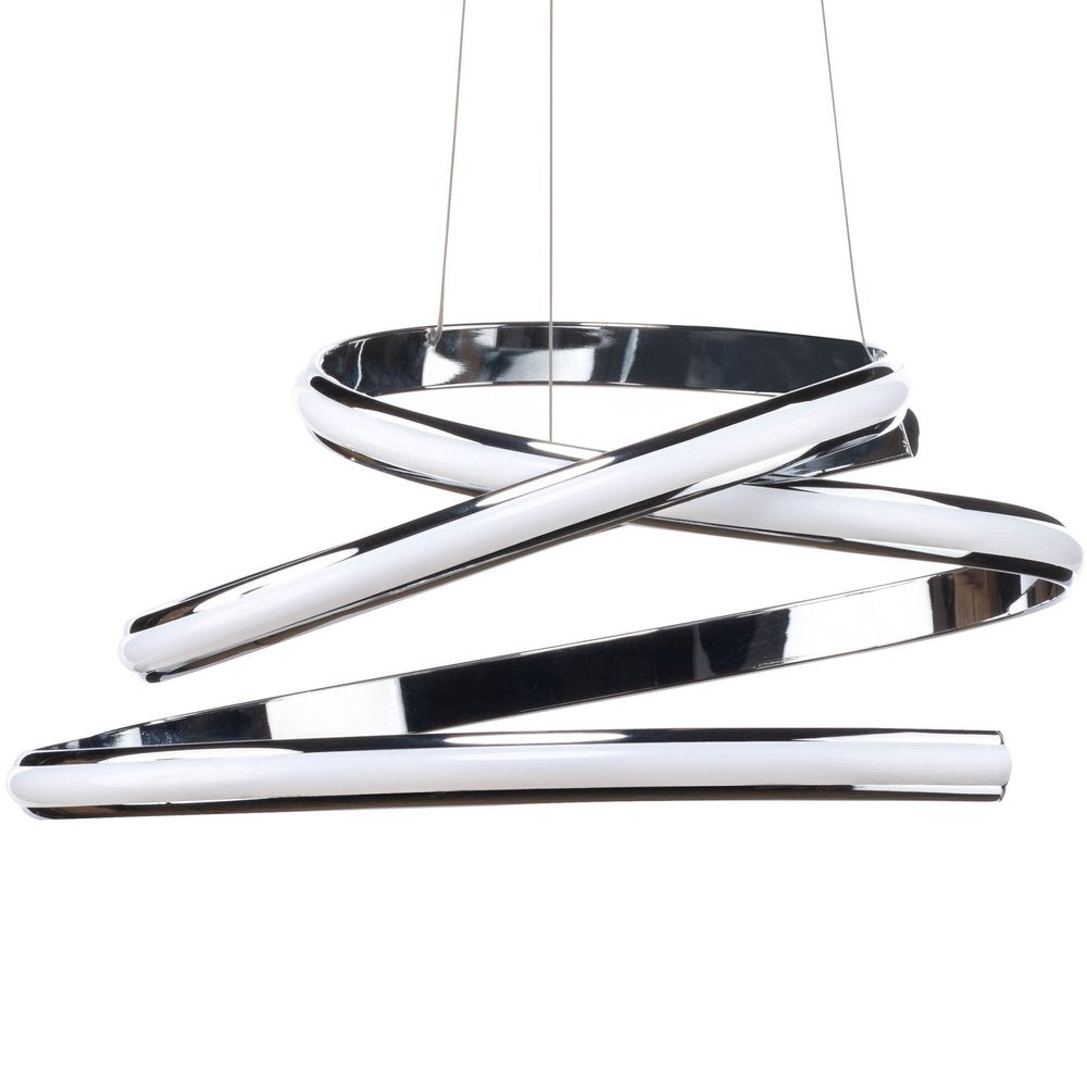 Silver Metal LED Dimmable Chandelier HomeRoots
