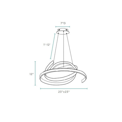 Silver Metal LED Dimmable Chandelier HomeRoots