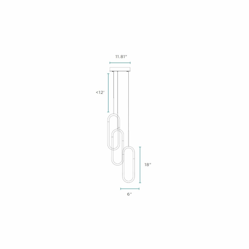 Gold Three Light Metal LED Dimmable Smart Enabled Chandelier HomeRoots