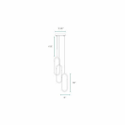 Gold Three Light Metal LED Dimmable Smart Enabled Chandelier HomeRoots