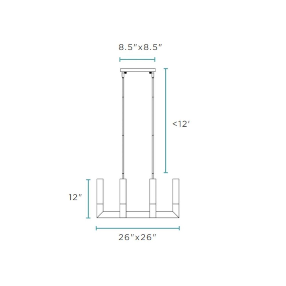 Silver Candle Style Eight Light Metal Dimmable Chandelier With Clear Shades HomeRoots