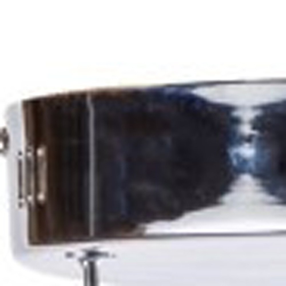 Silver Metallic Six Light Metal LED Dimmable Smart Enabled Ceiling Light HomeRoots
