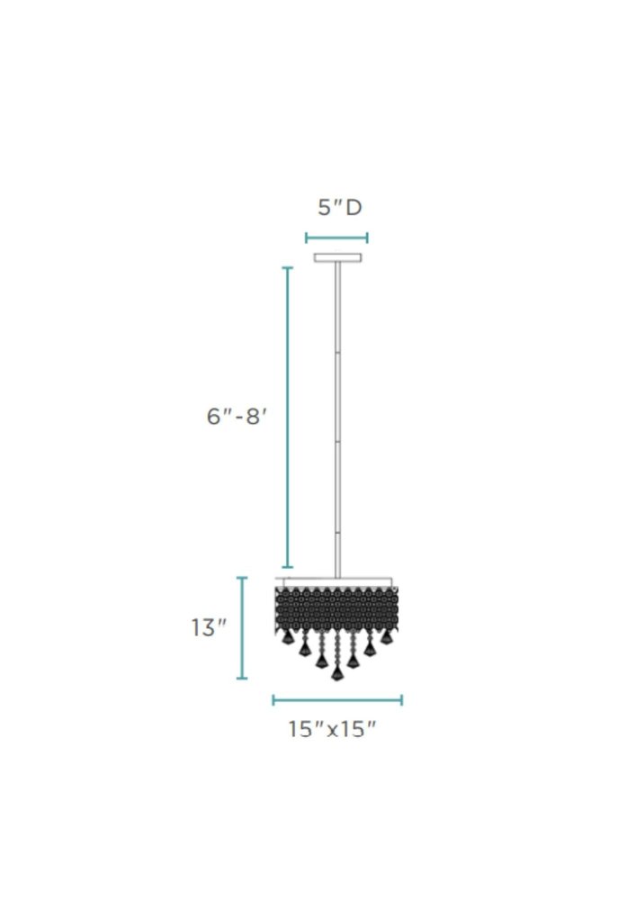 Silver And Clear Nine Light Crystal Dimmable Chandelier With Clear Shades HomeRoots