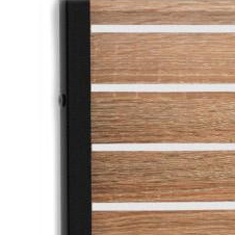 72" Natural Steel Three Panel Screen Room Divider HomeRoots
