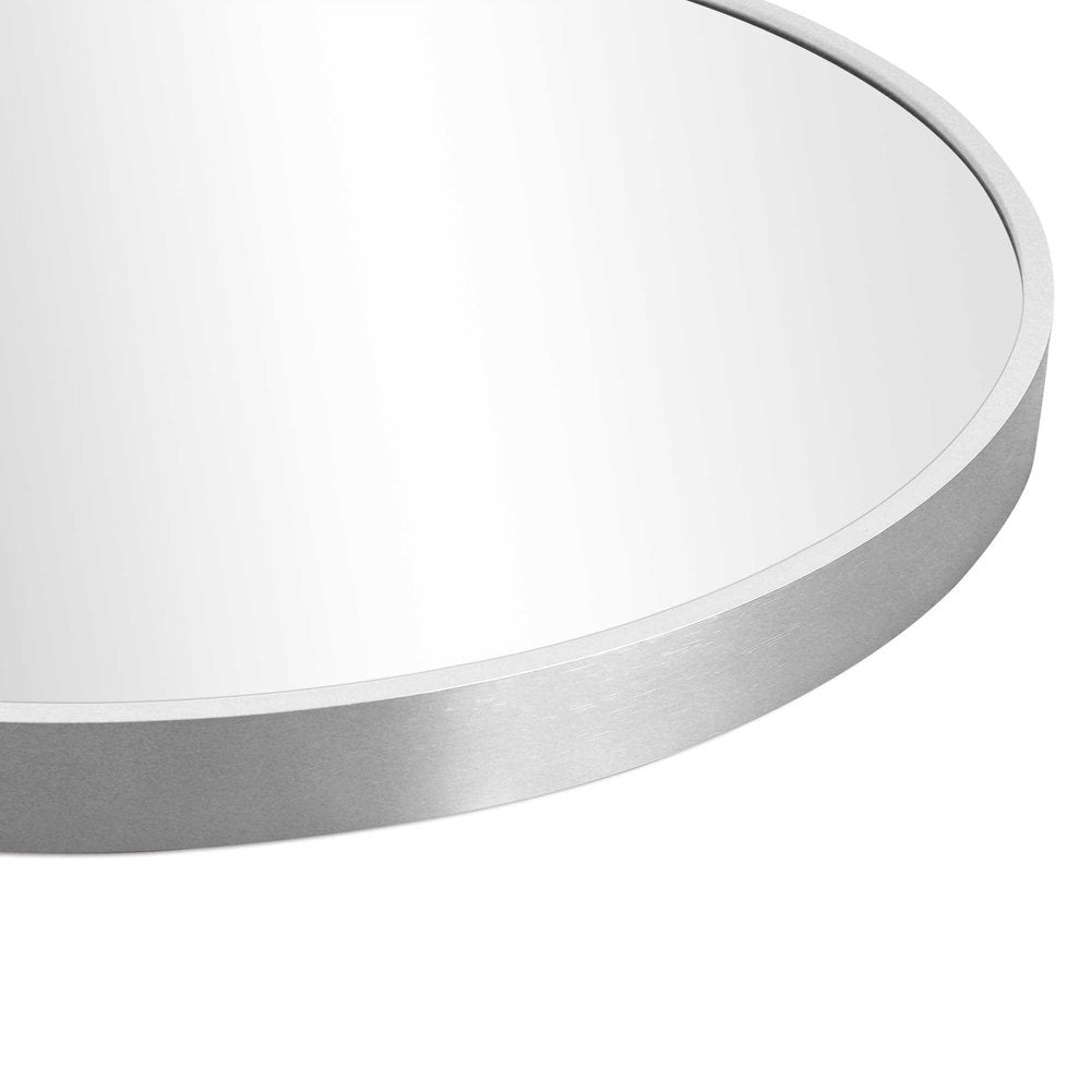 39" Black Arch Metal Framed Bathroom Vanity Mirror — view 8