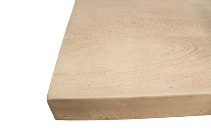 96" Natural and Brown Solid Wood Pedestal Base Dining Table HomeRoots