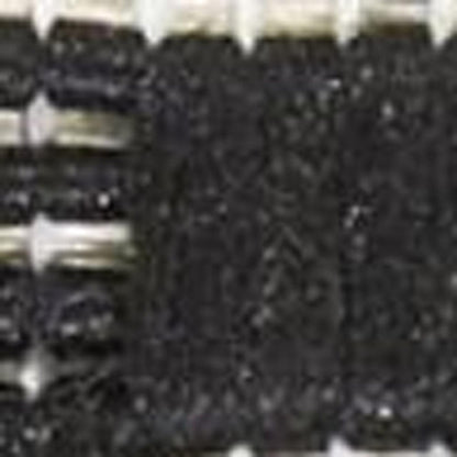 8' Black And Ivory Geometric Indoor Outdoor Runner Rug HomeRoots