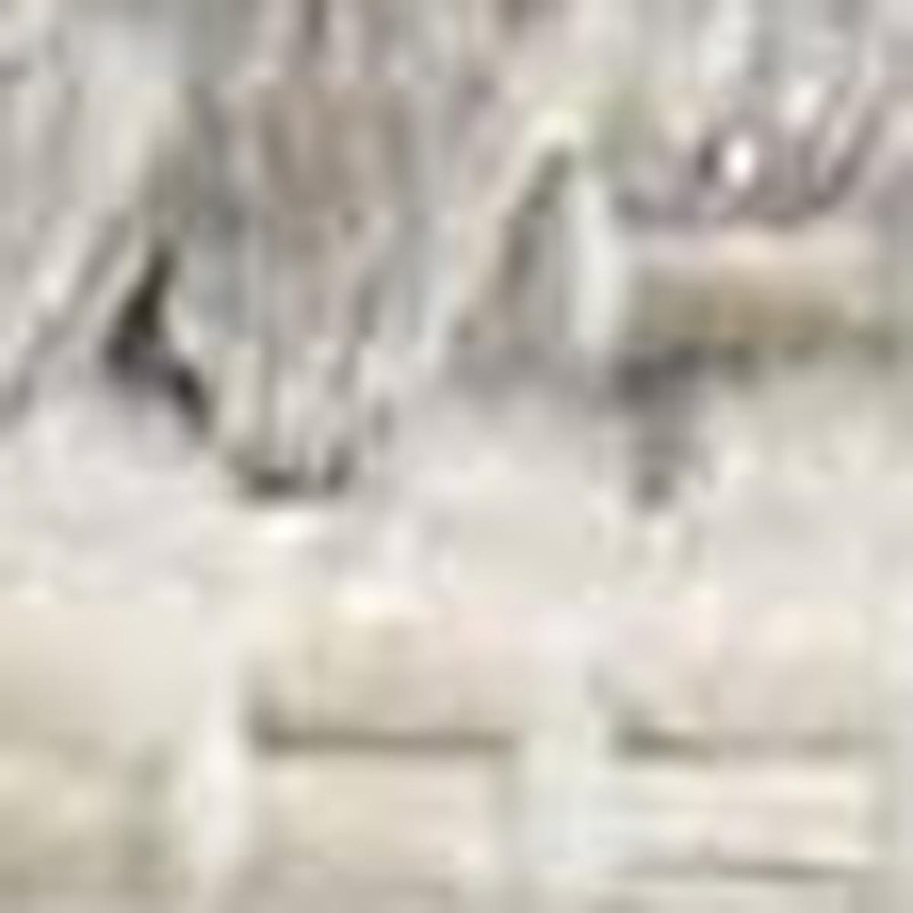 12' Gray And Ivory Geometric Indoor Outdoor Runner Rug — view 10