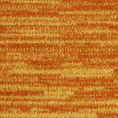20' Orange And Yellow Indoor Outdoor Runner Rug