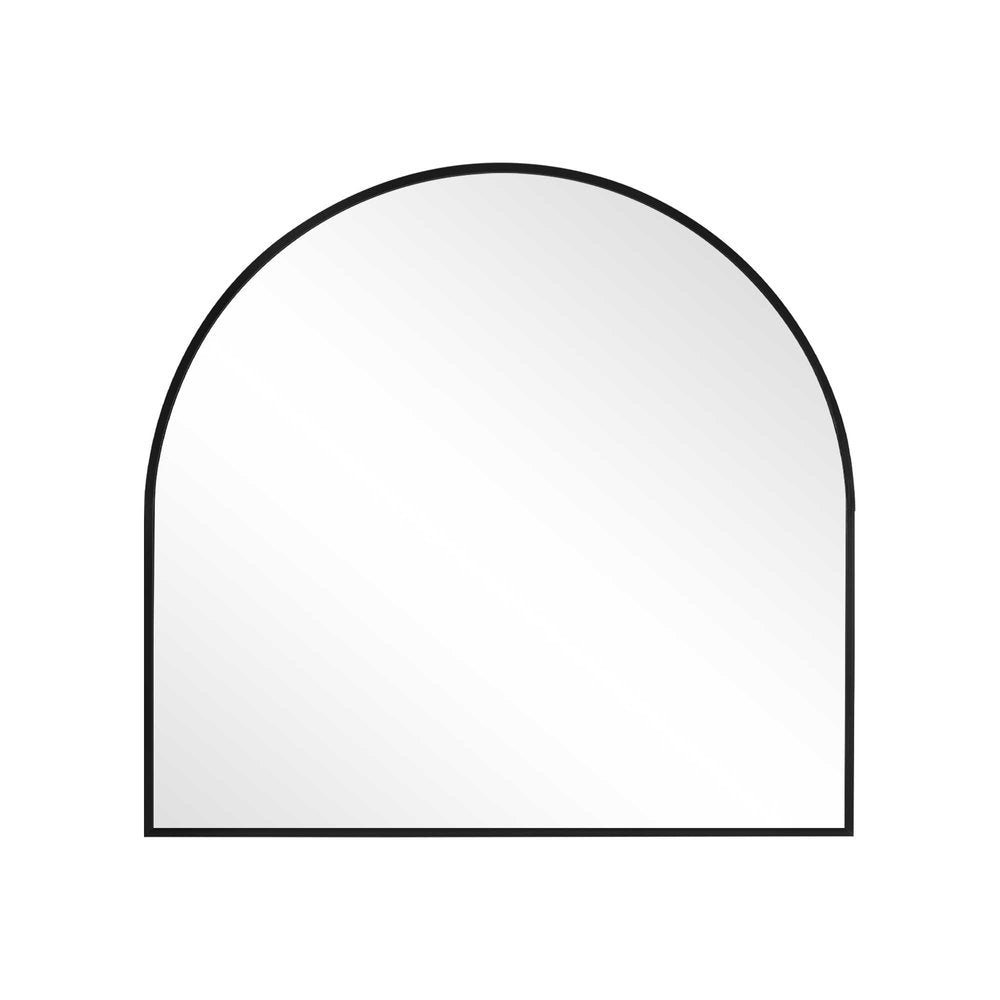 29" Black Metal Arch Framed Accent Mirror — view 1