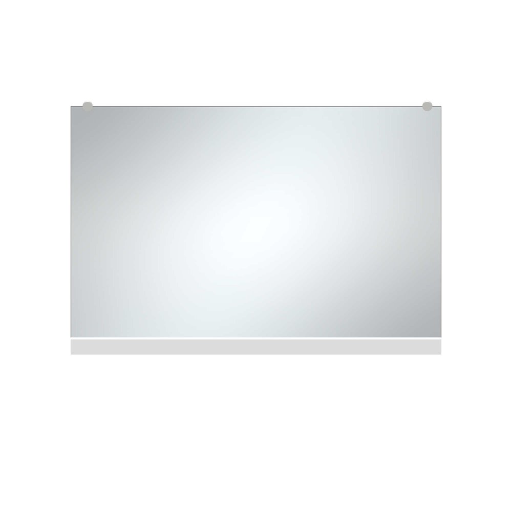 47" Black Metal Leaning Framed Full Length Hanging Mirror — view 3