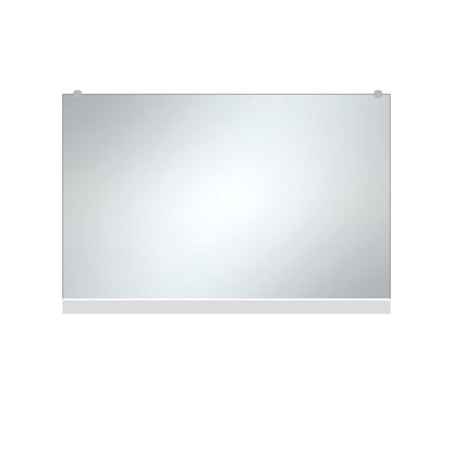 47" Black Metal Leaning Framed Full Length Hanging Mirror
