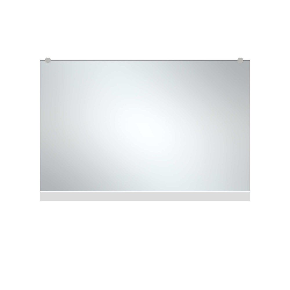 47" Black Metal Leaning Framed Full Length Hanging Mirror — view 2