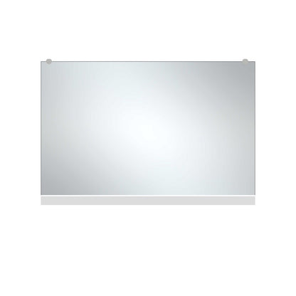 47" Black Metal Leaning Framed Full Length Hanging Mirror
