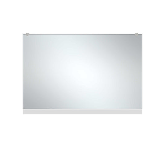 47" Black Metal Leaning Framed Full Length Hanging Mirror