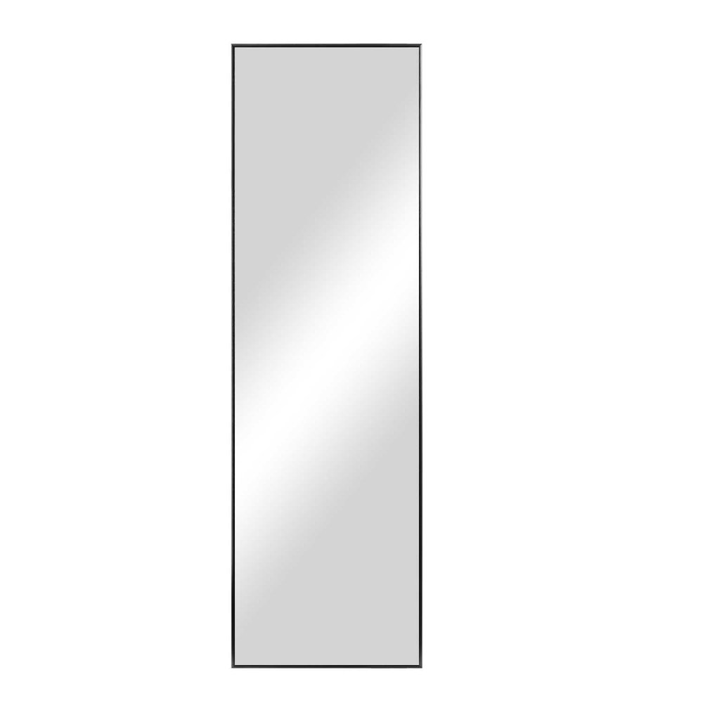 71" Gold Metal Leaning Framed Full Length Mirror