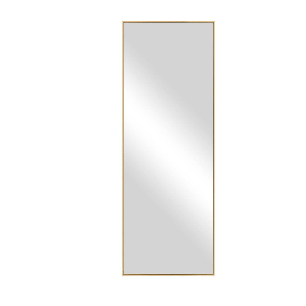71" Black Metal Leaning Framed Full Length Mirror HomeRoots