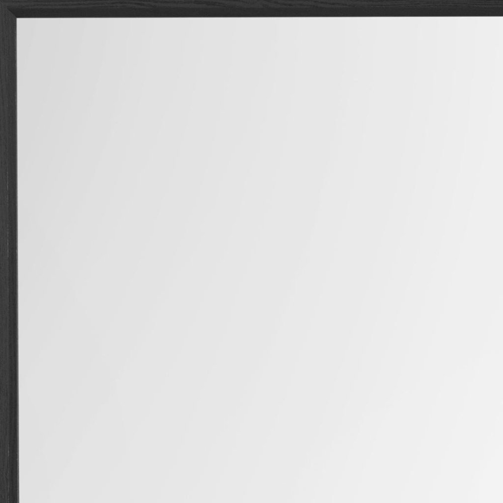 40" Gray Square Wood Framed Accent Mirror HomeRoots
