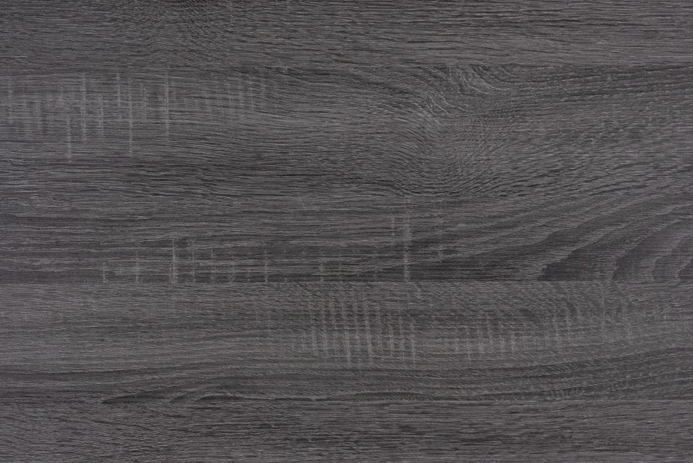 58" Black And Gray Wood Six Drawer Double Dresser — view 4
