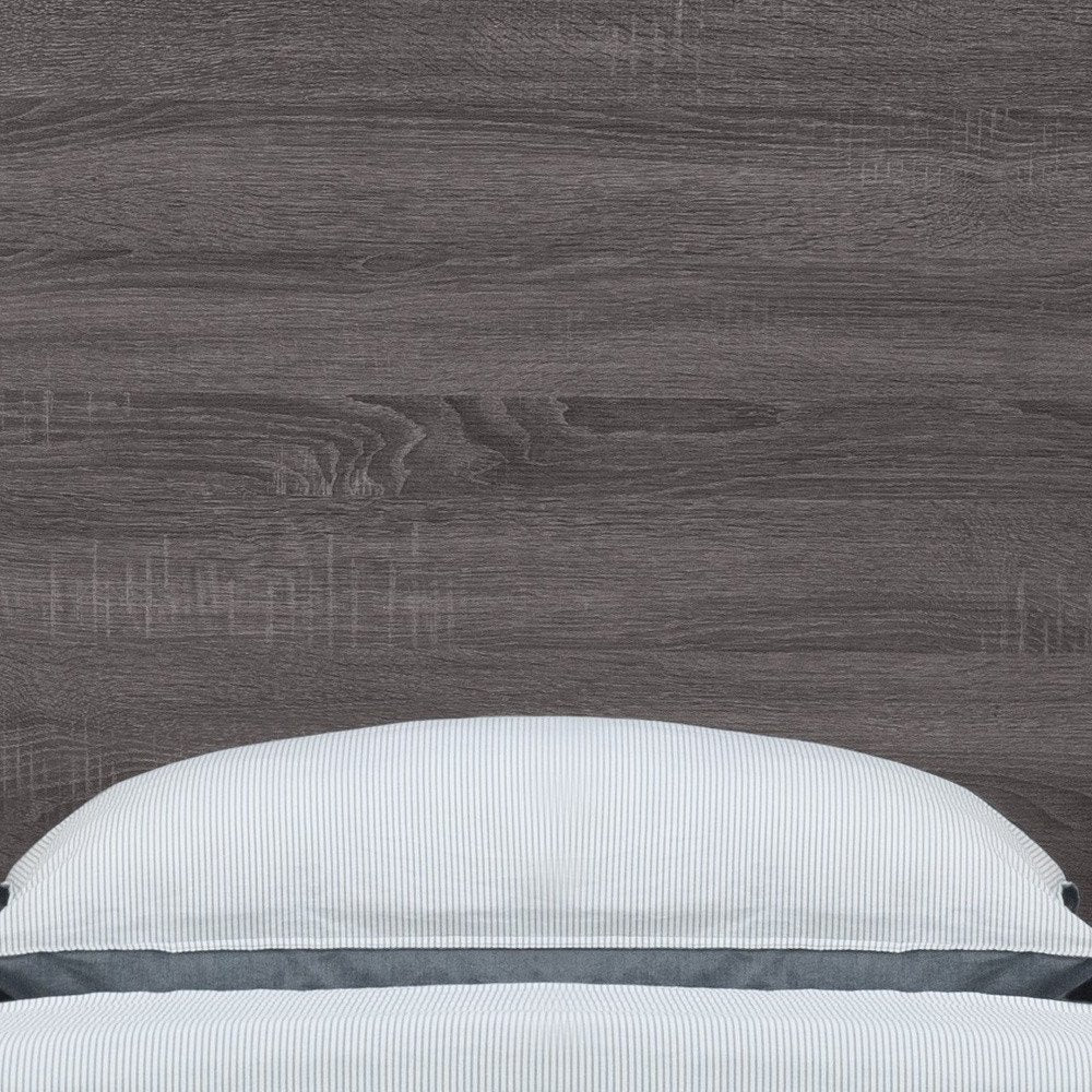 Black and Gray Wood Twin Bed Frame HomeRoots