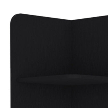 15" Black Wood Freestanding Bathroom Vanity HomeRoots