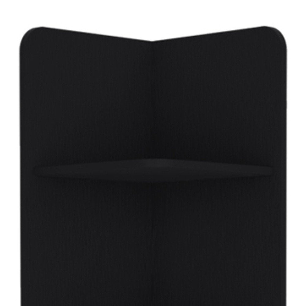 15" Black Wood Freestanding Bathroom Vanity HomeRoots
