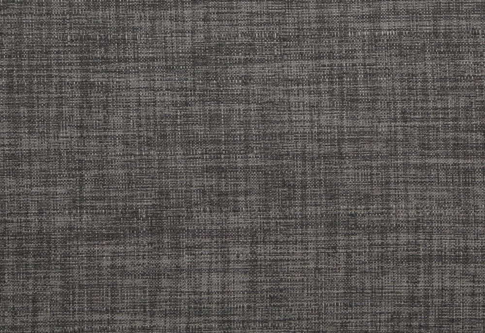 Set of Two 26" Gray And Black Fabric And Wood Counter Height Bar Chairs HomeRoots